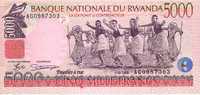 RWANDA   5 000 Francs   Daté Du 01-12-1998   Pick 28    ***** BILLET  NEUF ***** - Ruanda