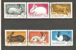 BULGARIEA1986 - CPL. SET - USED OBLITERE GESTEMPELT - Rabbits