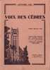 FLERS ( Orne )   Petit-Séminaire...Immaculée-Conception / VOIX Des CÈDRES...Plaquette De 47 Pages...de 1952... - Ohne Zuordnung