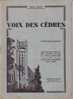 FLERS ( Orne )   Petit-Séminaire...Immaculée-Conception / VOIX Des CÈDRES...Plaquette De 72 Pages...de 1947... - Sin Clasificación