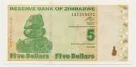 Zimbabwe 5 Dollari 2009 UNC - Zimbabwe