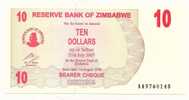 Zimbabwe 10 Dollari 2007 UNC (Issue 1/8/2006) - Zimbabwe