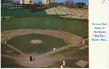 Fenway Park, Boston Red Sox Baseball Stadium, On C1950s Vintage Postcard - Honkbal