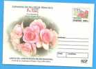 Flowers, Roses.  ROMANIA Postal Stationery Cover 2004. - Rosas