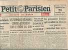 Le Petit Parisien Du 25/11/1942 " TOUT Le Littoral Tunisien Est Maintenant Sous Le Controle Des Forces De L´axe" - Le Petit Parisien