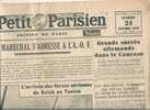 Le Petit Parisien Du 24/11/1942 " LE MARECHAL S'adresse A L'A.-O.F." - Le Petit Parisien