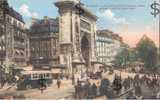 PARIS : Boulevard Et Porte Saint St Denis ( Autobus Bus Ratp Schneider H ) - Trasporto Pubblico Stradale