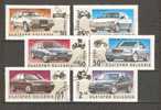 BULGARIA 1992 - AUTOMOBILES - CPL. SET - USED OBLITERE GESTEMPELT - Used Stamps