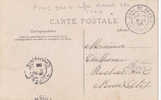 CARTE TYPE BLANC  OBLITERE GARE DE RUFFEC  CHARENTE  1905 - Bolli Provvisori