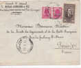 LETTRE LIBAN  1939  CACHET D'ARRIVEE - Covers & Documents