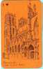 Old Playcard - Bruxelles - Eglise De Sainte-Gudule - Playing Cards (classic)