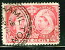 1897 3c Queen Victoria Jubilee Issue #53 Hamilton Cancel - Usados