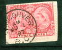 1897 3c Queen Victoria Jubilee Issue #53 Vancouver Cancel - Used Stamps