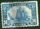 1929 50 Cent Bluenose Issue #158 - Used Stamps