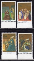 CITTÀ DEL VATICANO VATICAN VATIKAN 1987 CONVERSIONE E BATTESIMO S. ST. SANT'AGOSTINO SERIE COMPLETA COMPLETE SET MNH - Unused Stamps