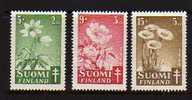 FINLANDE      Neuf **   Y. Et T.  N° 349 / 351    Cote: 3,50 Euros - Unused Stamps