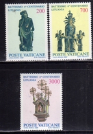 CITTÀ DEL VATICANO VATIKAN VATICAN 1987 BATTESIMO DELLA LITUANIA LITHUANIA BAPTISM SERIE COMPLETA COMPLETE SET MNH - Neufs