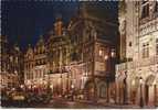 BRUXELLES - Un Coin De La Grand'Place La Nuit - Brüssel Bei Nacht