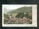Allemagne - Gruss Aus HORNBERG Bad. Schwarzwald  (cachet Ferroviaire Avricourt  Nancy Voyagé En 1902) - Hornberg