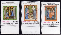 CITTÀ DEL VATICANO VATICAN VATIKAN 1989 FESTA DELLA VISITAZIONE VISITATION FEAST SERIE COMPLETA COMPLETE SET MNH - Neufs