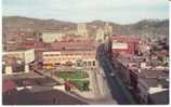 Asheville NC North Carolina Aerial View Downtown, Autos Bus, Pritchard Park, On C1950s Vintage Postcard - Asheville