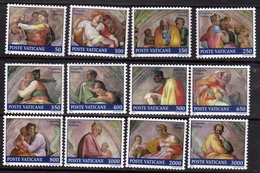 CITTÀ DEL VATICANO VATICAN VATIKAN 1991 CAPPELLA SISTINA SISTINE CHAPEL SERIE COMPLETA COMPLETE SET  MNH - Neufs