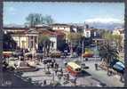 PERPIGNAN   Num 6 Place Arago    Le 7 7 1961    CAMIONS    BUS   VOITURES - Trucks, Vans &  Lorries