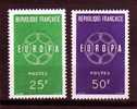 France:1959  N°1218-19  N** Série Europa Neuve - 1959