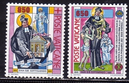CITTA DEL VATICANO VATIKAN VATICAN CITY 1992 S. GIUSEPPE BENEDETTO COTTOLENGO SERIE COMPLETA COMPLETE SET MNH - Unused Stamps