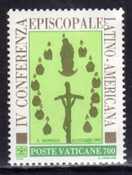 CITTÀ DEL VATICANO VATIKAN VATICAN 1992 EPISCOPATO LATINO-AMERICANO LATIN-AMERICAN EPISCOPATE LIRE 700 MNH - Unused Stamps