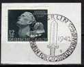Third Reich 1942 SG 798, Heroes´ Rememberance Day, Used With Special Cancelation @ - Used Stamps