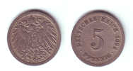 Germany 5 Pfennig 1894 A - 5 Pfennig