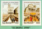 REPUBBLICA DI SAN MARINO - ANNO 1998 - EUROPA - NUOVI MNH ** - Nuevos