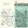B0225 Brochure Pubbl. JUGOSLAVIA - BEOGRAD - PUTNIK - Mappa Della Città Anni '60 - Turismo, Viaggi