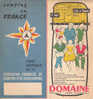 B0233 Cartina CAMPING En FRANCE - Federation Francaise De Camping Et De Caravan 1959/Carburants TOTAL - Tourismus, Reisen