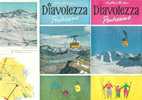 B0256 Brochure Pubbl. SVIZZERA - DIAVOLEZZA Anni '60/Persfall/Piz Palu/Bergrestaurant Diavolezza/autopark - Turismo, Viajes