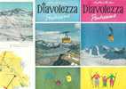 B0256 Brochure Pubbl. SVIZZERA - DIAVOLEZZA Anni '60/Persfall/Piz Palu/Bergrestaurant Diavolezza/autopark - Toursim & Travels