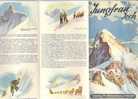 B0258 Brochure Pubbl. SVIZZERA - CHEMIN DE FER WENGERNALP Et JUNGFRAU Anni '50/Ill. Koller, Berann - Tourismus, Reisen