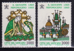 CITTÀ DEL VATICANO VATIKAN VATICAN 1993 S.SAN GIOVANNI NEPOMUCENO SERIE COMPLETA COMPLETE SET MNH - Nuevos