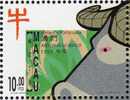 Chinas Neujahr 1997 Macao 892/3 Plus Block 41 ** 19€ Jahr Des Ochsen Nach China-Kalender Hoja M/s Ox Sheet Bloc Bf MACAU - Nouvel An Chinois