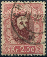 Pays : 352,01 (Norvège : Oscar II)  Yvert Et Tellier N°:    34 (o) - Used Stamps