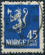 Pays : 352,02 (Norvège : Haakon VII)  Yvert Et Tellier N°:   100 (o) - Gebraucht