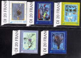 CITTÀ DEL VATICANO VATICAN VATIKAN 1995 ANNIVERSARIO NAZIONI UNITE ONU UN UNO SERIE COMPLETA COMPLETE SET MNH - Unused Stamps