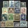 Österreich / Austria, Lot Of 16 Used Stamps From The Period 1934 - 1959 - Used Stamps