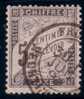 TAXE - N° 14 5c BANDEROLLE NOIR - COTE 35€ - 1859-1959 Usati