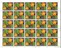 Fujeira 1972 Mi# 1332-1336 A Used - Sheets Of  25 - Flowers - Fujeira