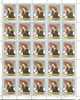 Fujeira 1972 Mi# 1371-1377 A Used - Sheets Of  25 - Famous Paintings - Fudschaira