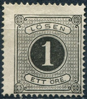 Pays : 452,02 (Suède : Oscar II)  Yvert Et Tellier : Tx   1 (B) (*) - Postage Due