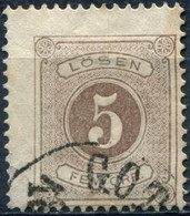 Pays : 452,02 (Suède : Oscar II)  Yvert Et Tellier : Tx   3 (B) - Postage Due