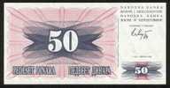 Billet De Banque Neuf - 50 Dinara - 01/07/1992 - N° AD 51872330 - Narodna Banka Bosne I Hercegovine - Bosnië En Herzegovina